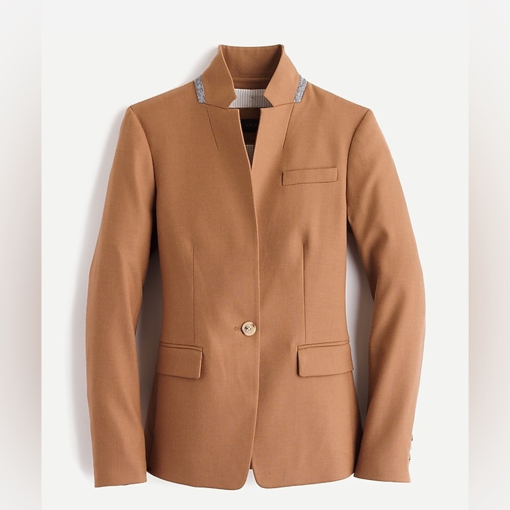 J. Crew Tan Regent Blazer